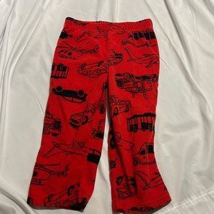 Pijama bottom size 3T, red color,boy